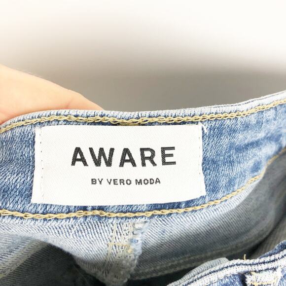 Aware Vero Moda Womens SOPHIA Jeans XS US 2-4 Blue High rise Skinny Fit NWT - Picture 5 of 6